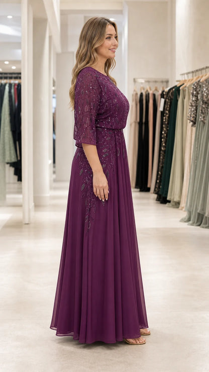 Rose Gold Evening Gown
