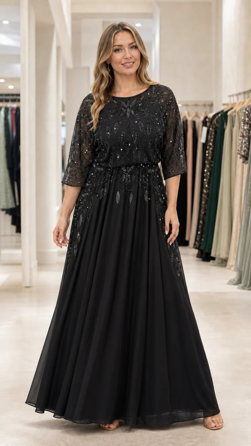 Rose Gold Evening Gown