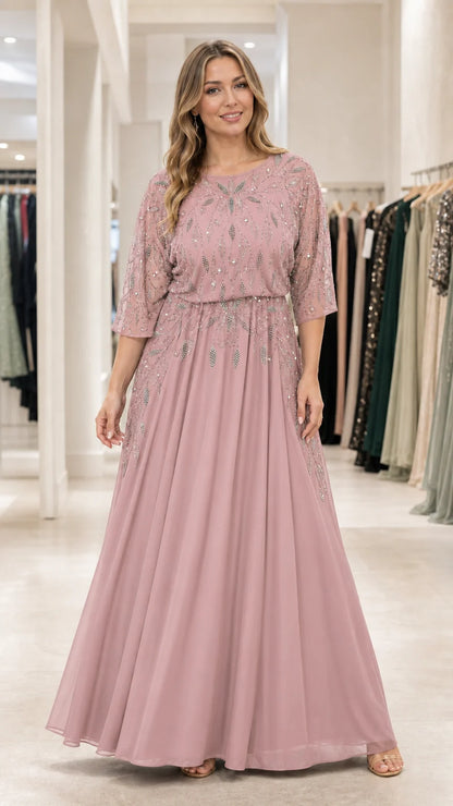 Rose Gold Evening Gown