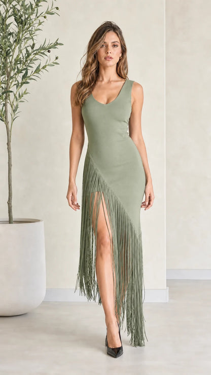 Silver Moon Evening Dress
