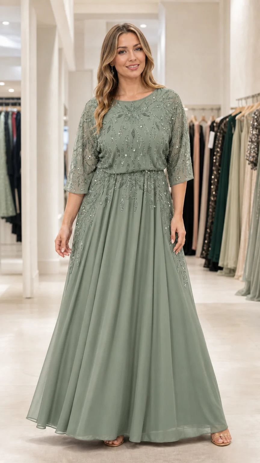 Rose Gold Evening Gown