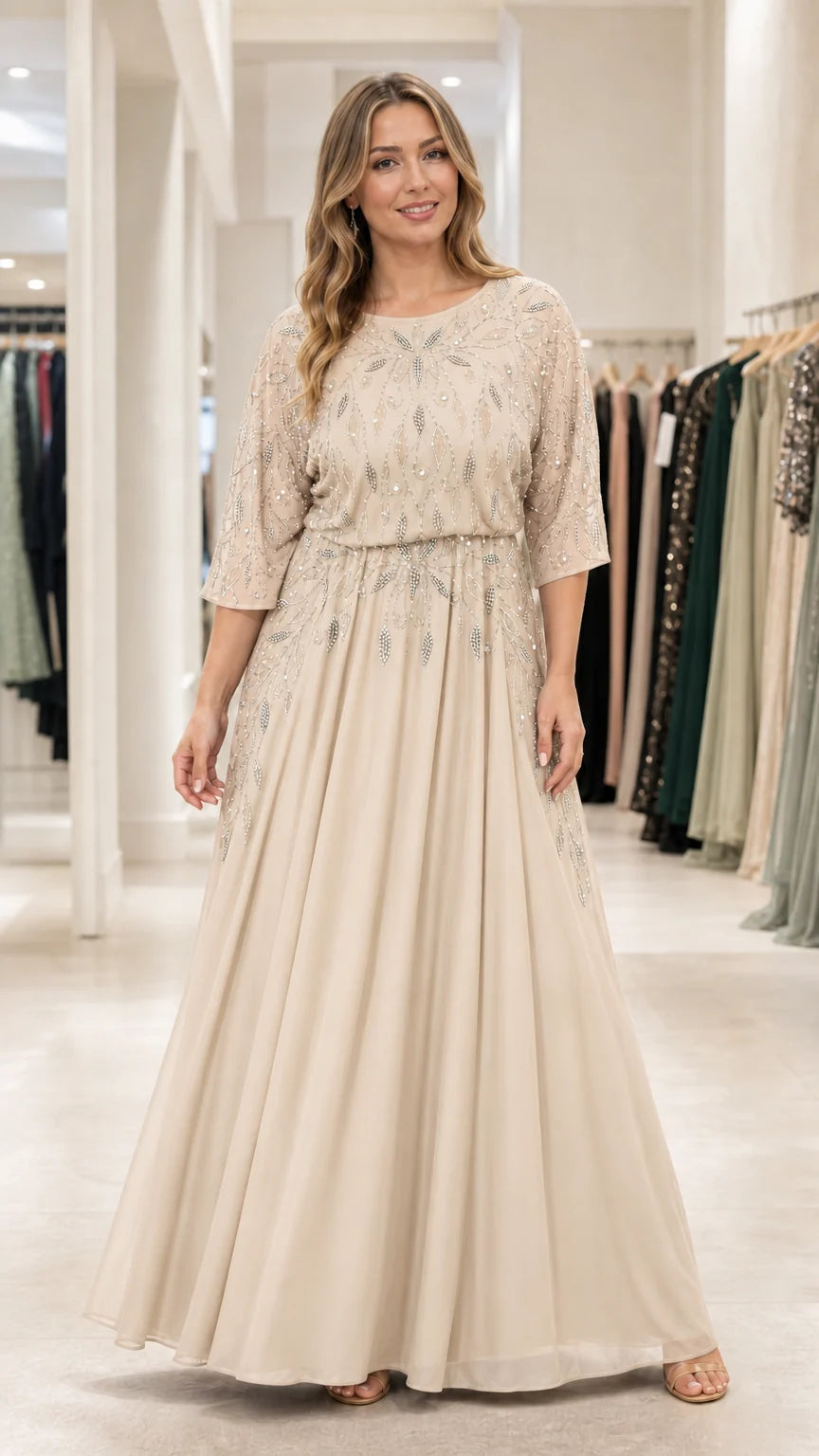 Rose Gold Evening Gown