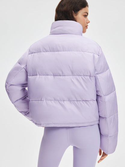 Stand Collar Cropped Puffer