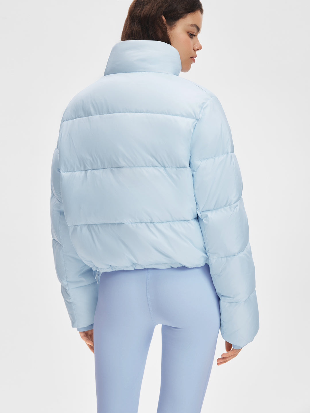 Stand Collar Cropped Puffer