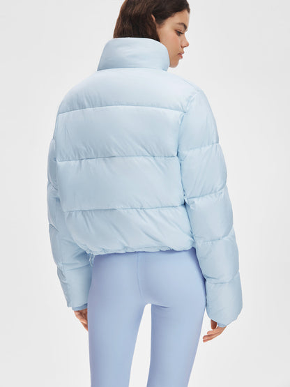 Stand Collar Cropped Puffer