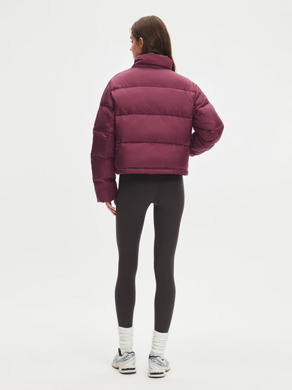 Stand Collar Cropped Puffer