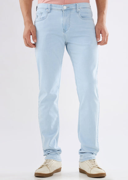 Light Blue Regular-Fit Denim Jeans