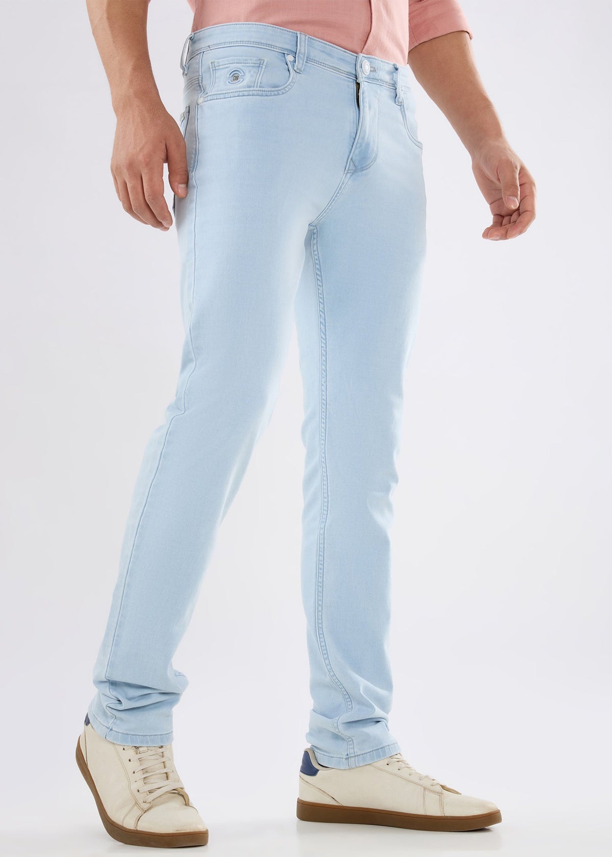 Light Blue Regular-Fit Denim Jeans