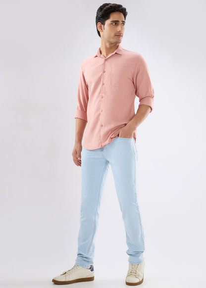Light Blue Regular-Fit Denim Jeans