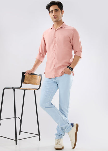 Light Blue Regular-Fit Denim Jeans