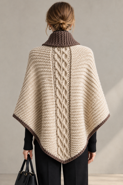 Cream & Cocoa Cape