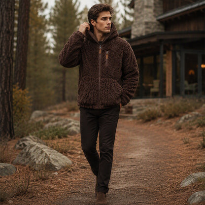 LuxeFleece | Men's Hooded Jacket
