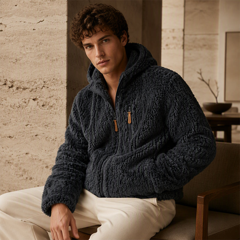 LuxeFleece | Men's Hooded Jacket