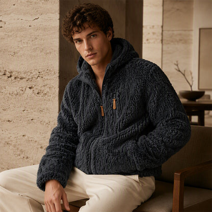 LuxeFleece | Men's Hooded Jacket