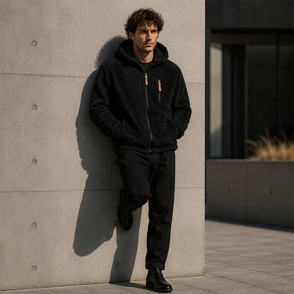 LuxeFleece | Men's Hooded Jacket