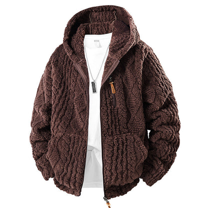 LuxeFleece | Men's Hooded Jacket